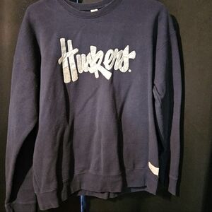 Navy Huskers Crewneck Sweatshirt - H Flynn